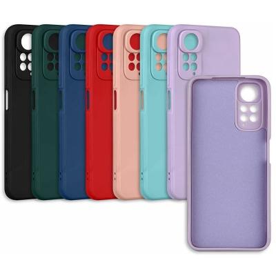 Чехол накладка для Xiaomi Redmi 13 силикон тонкий матовый сиреневая