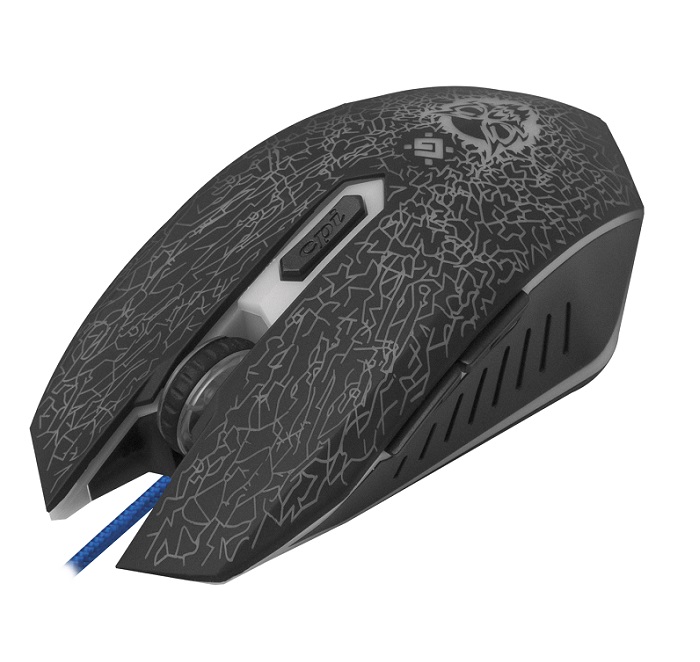 Мышь проводная игровая DEFENDER Shock GM-110L 6 кнопок, 800-3200dpi Мышь проводная игровая DEFENDER Shock GM-110L 6 кнопок, 800-3200dpi