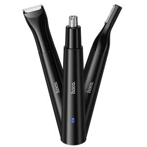 Триммер для носа ушей бровей бакенбард Hoco HP37 320mAh черный