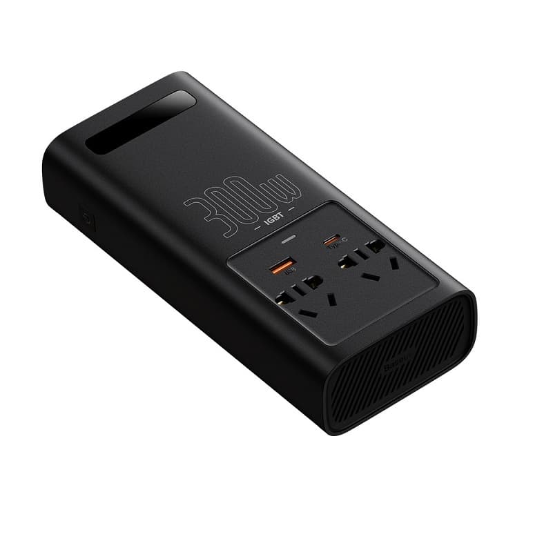 фото Автомобильный инвертор Baseus IGBT Power Inverter 300W 220V CN/EU черный CGNB010101