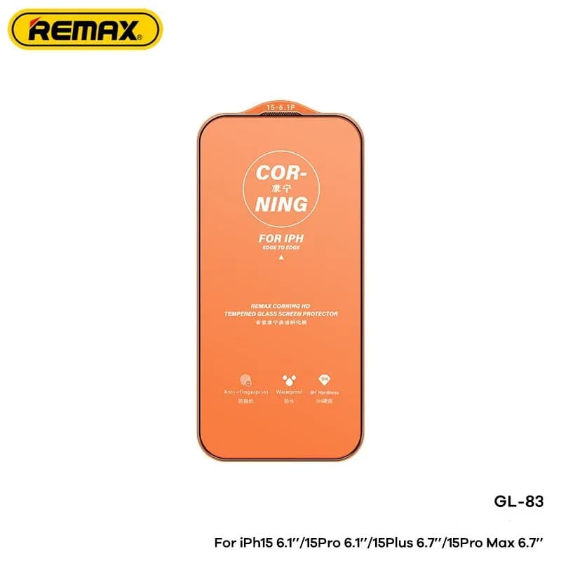 фото Защитное стекло для iphone 15 Pro Max 6.7 Remax GL-83 Corning супер прочное прозрачное