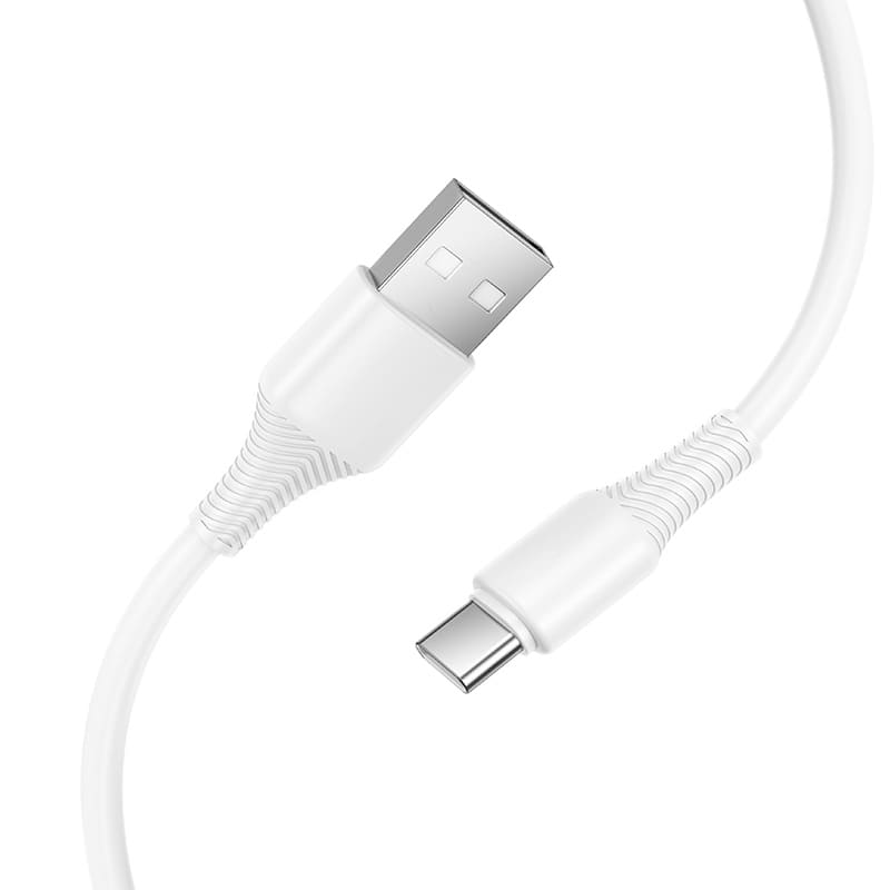 Кабель для зарядки Type-C USB HOCO X120 3A 1m белый