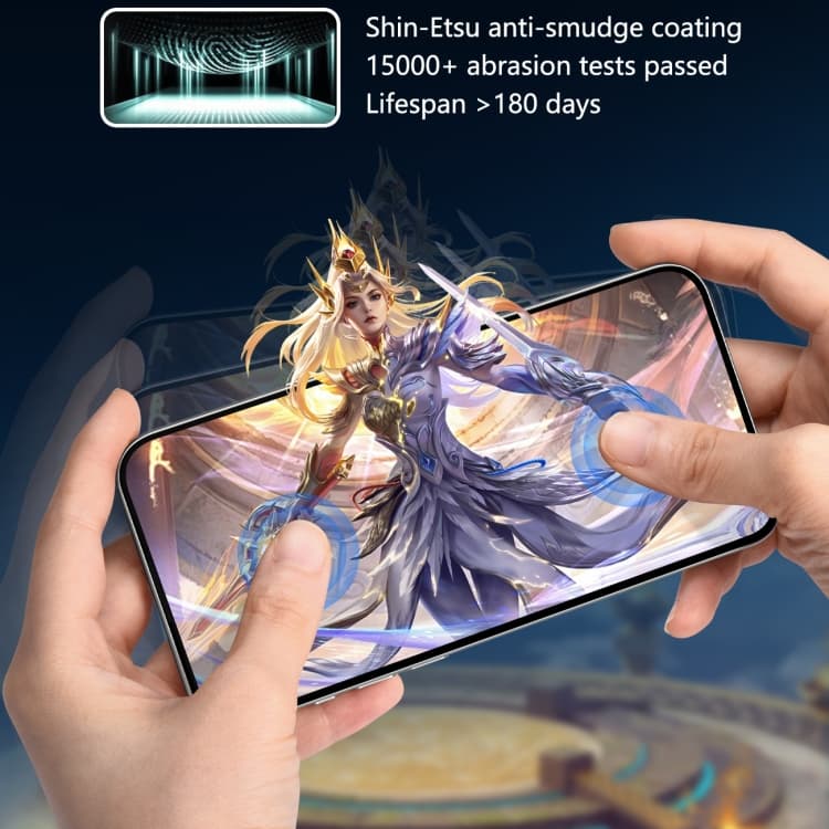 фото Защитное стекло для iphone 16 Pro/17 6.3 Joyroom JR-MLG0277 2.5D защита динамика черное