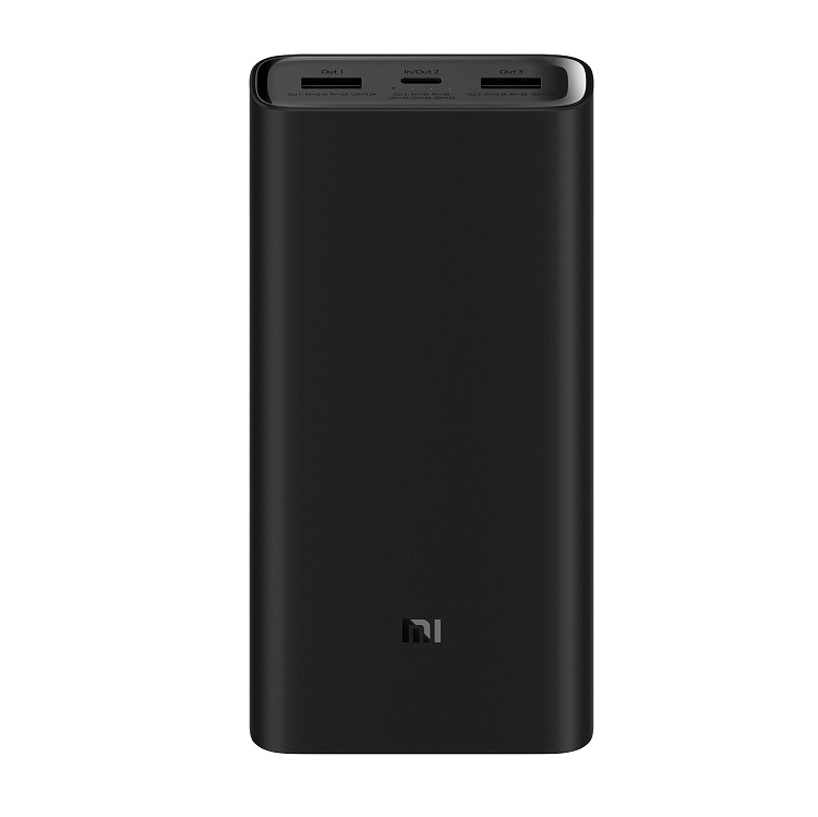 фото Внешний аккумулятор повербанк Xiaomi Mi Power Bank 20000mAh 50W черный