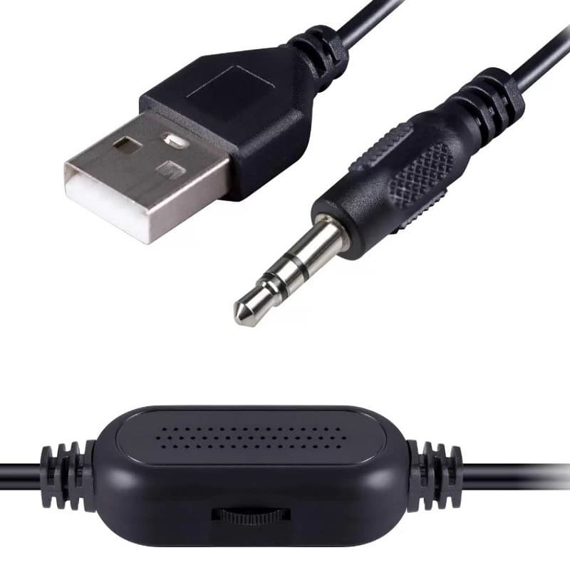 Акустическая система 2,0 DEFENDER Stellar, 6 Вт, питание от USB, черная с подсветкой