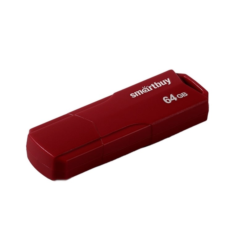 Изображение Флеш-накопитель Smartbuy Clue бургунди 64Gb