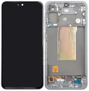 Дисплей для Samsung A56 5G/A566E "как новый" (G) + тачскрин черный с рамкой