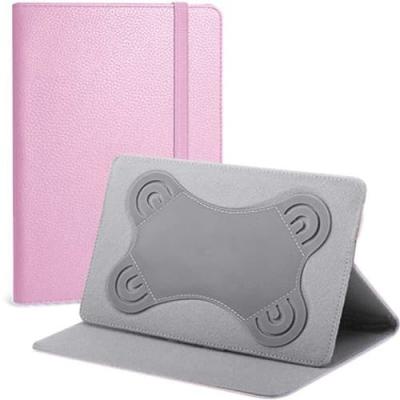 Универсальный чехол для планшета Gresso Прайм крепление-силиконовые углы (размер 7-8) розовый