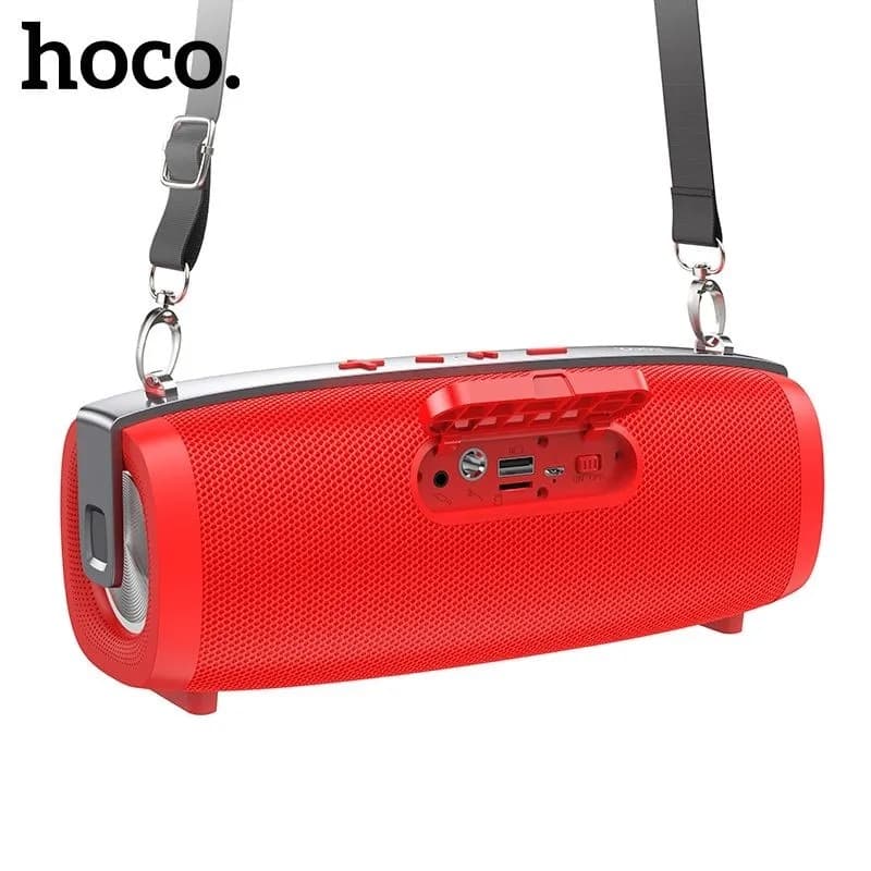 Колонка блютуз с микрофоном караоке HOCO BS55 Gallant красная 1500mAh