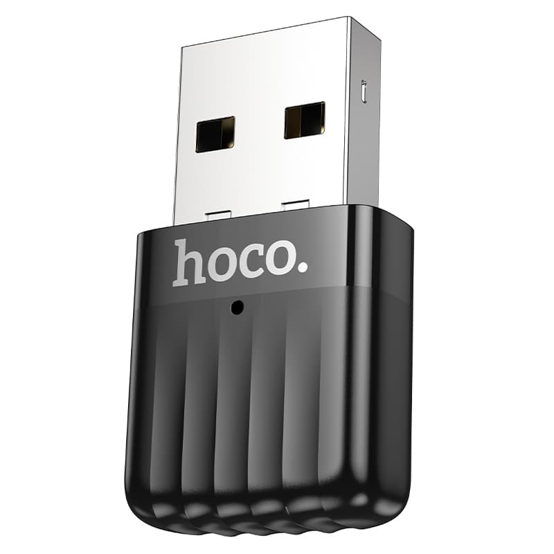 USB адаптер Wi-Fi5 HOCO HI33 двухдиапазонный черный (USB2.0 2.4ГГц до 650Мбит/с)