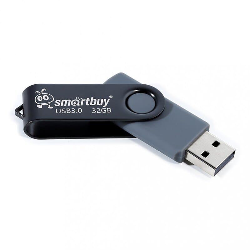 Изображение Флеш-накопитель Smartbuy Twist USB 3.0/3.1 черный 32Gb