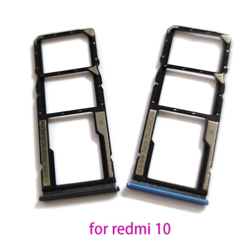 Держатель сим для Xiaomi Redmi 10 черный Держатель сим для Xiaomi Redmi 10 черный