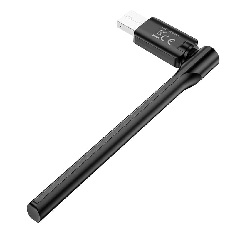 USB адаптер Wi-Fi4 HOCO HI32 черный (USB2.0 2.4ГГц до 150Мбит/с)