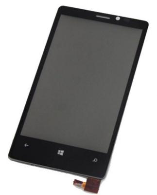 Дисплей для Nokia 920 + тачскрин черный с рамкой o    