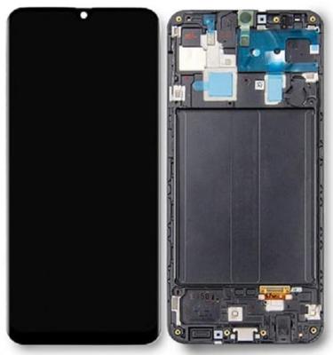 Дисплей для Samsung A30 2019/A305 + тачскрин черный с рамкой OLED