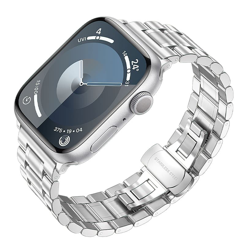 Ремешок для Apple Watch 38/40/41mm HOCO WA32 Grand series five-bead стальной черный Ремешок для Apple Watch 38/40/41mm HOCO WA32 Grand series five-bead стальной черный
