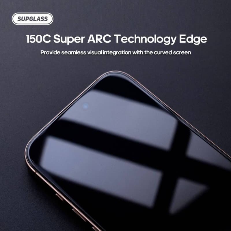 фото Защитное стекло для iphone 16 Pro Max 6.9/17 Pro Max 6.9 SupGlass SG-02 прозрачное полное покрытие