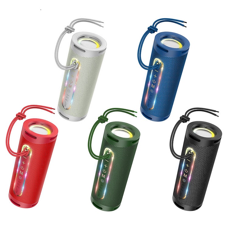 Колонка блютуз HOCO HC9 Dazzling серая 1800mAh