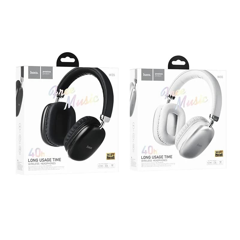 фото Наушники беспроводные накладные HOCO W35 черные