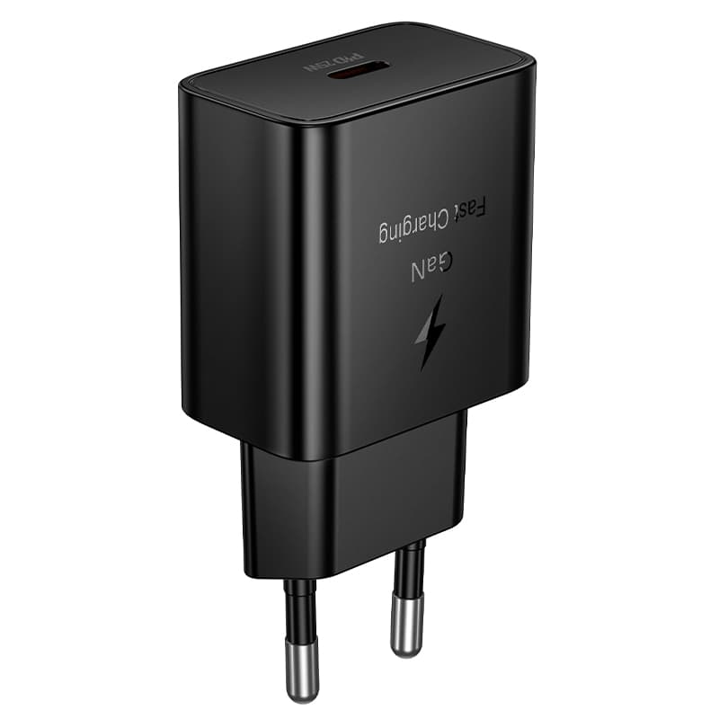 фото Сетевое зарядное устройство Адаптер Блок питания HOCO N76 GaN PD 25W Type-C USB-C черное