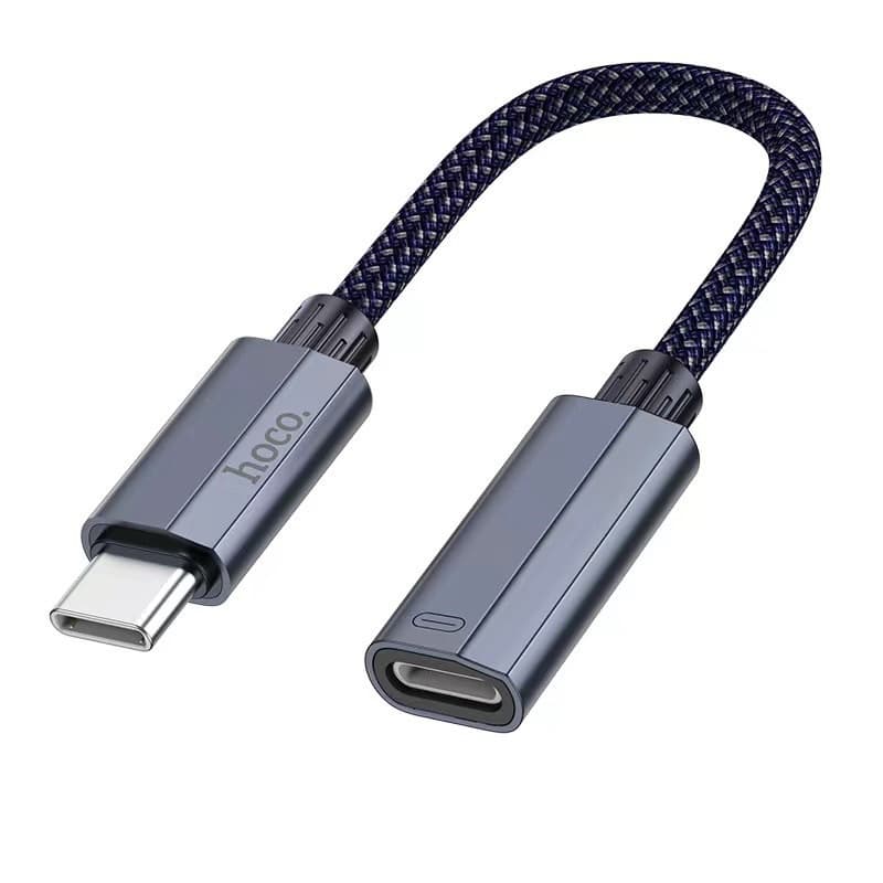 Адаптер переходник с Type-C USB на Lightning Hoco UA29A 3A черный