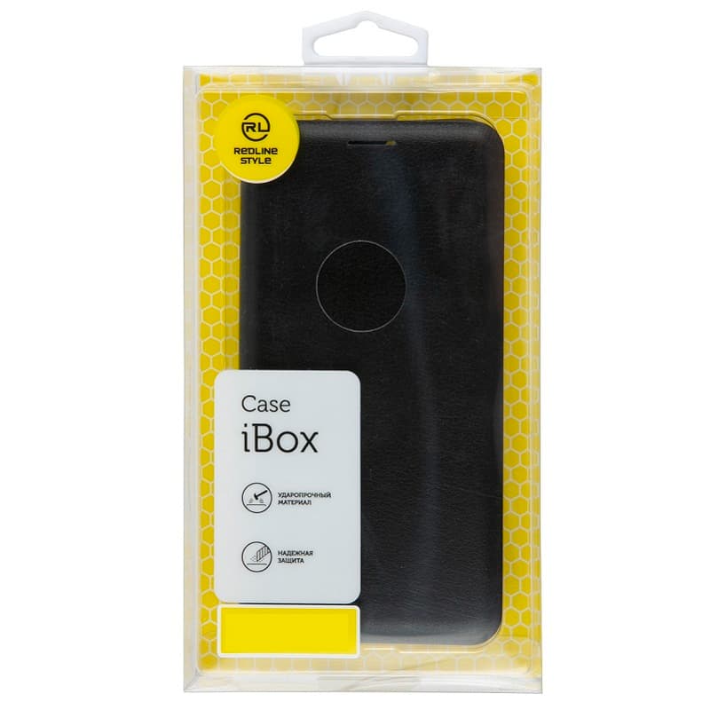 фото Чехол-книжка для Xiaomi Redmi 13C/Poco C65 Red Line Book Cover NEW черный