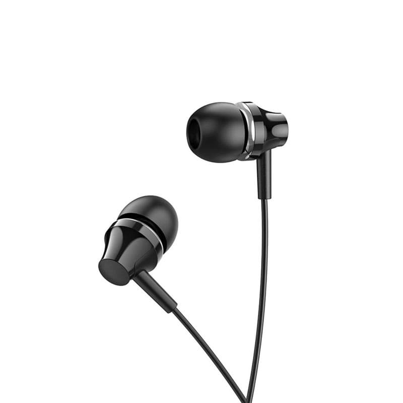 фото Наушники проводные Borofone BM74 Jack 3.5mm, 1.2 м с микрофоном черные