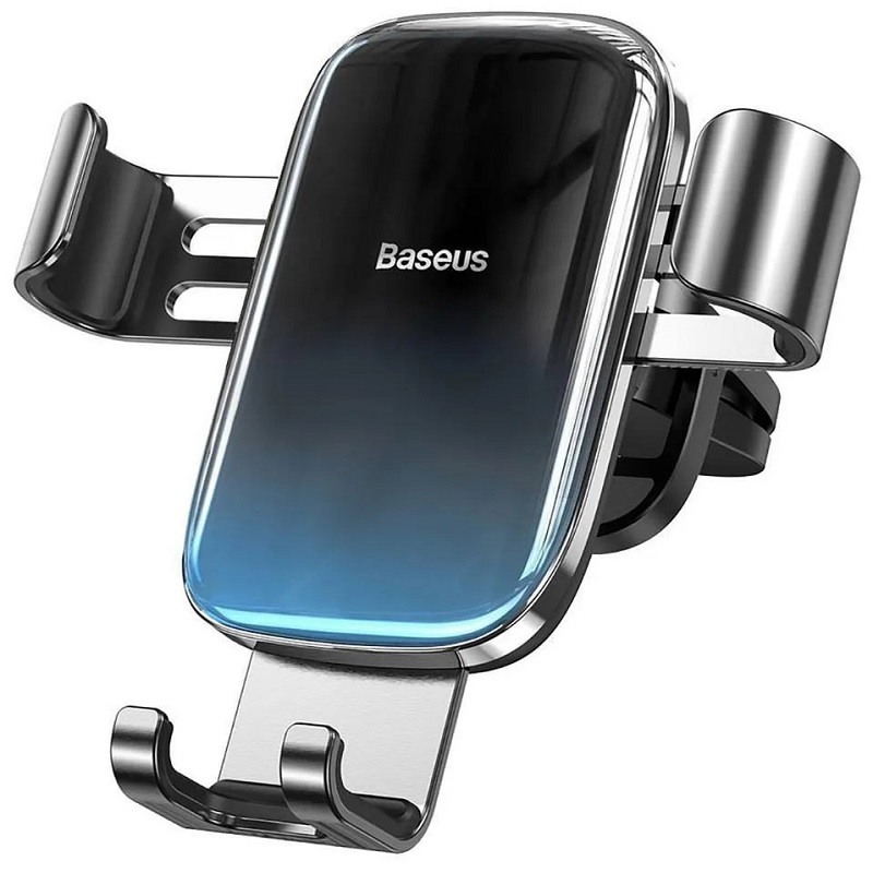 фото Автомобильный держатель для телефона Baseus Glaze Gravity в решетку вентиляции черный SUYL-LG01