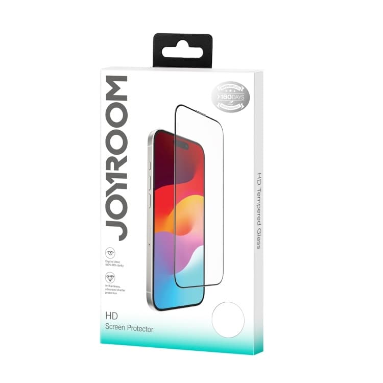 фото Защитное стекло для iphone 15/16/14 Pro 6.1 Joyroom JR-MLG0276 2.5D защита динамика черное
