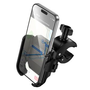 Держатель для телефона на руль велосипеда мотоцикла коляски HOCO H104 4.6-7d черный