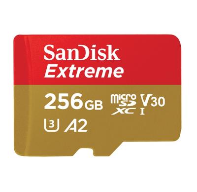 Карта памяти Sandisk Extreme A2 Micro SDXC Class 10 V30 UHS-1 U3 160MB/s 256Gb 