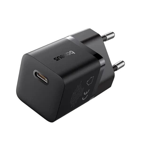фото Сетевое зарядное устройство Адаптер Блок питания Baseus GaN5 mini PD 25W Type-C USB-C черное P10110909113-00
