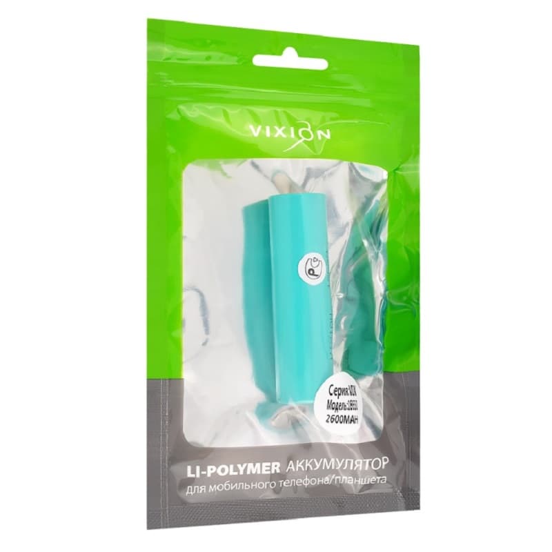 Аккумулятор VIXION 18650 2600mAh 3.7V 1C/3A Аккумулятор VIXION 18650 2600mAh 3.7V 1C/3A