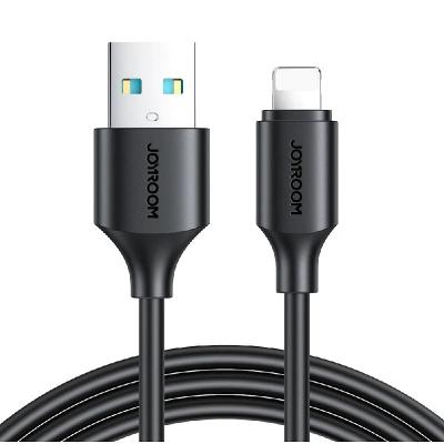 Кабель для зарядки iphone Lightning Joyroom S-UL012A9 25см 2.4A черный