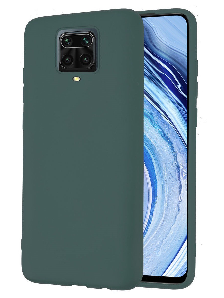 фото Чехол накладка для Xiaomi Redmi 9A Gresso Меридиан силикон зеленый