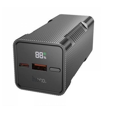 Внешний аккумулятор повербанк Power bank HOCO Q15 10000mAh PD 20W + QC3.0 22.5W с дисплеем и фонариком черный