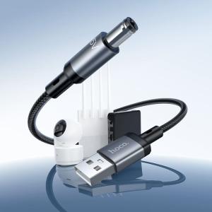 Кабель для зарядки USB-A to DC 5.5 HOCO X129 5V/1A 1м штекер 5.5 черный