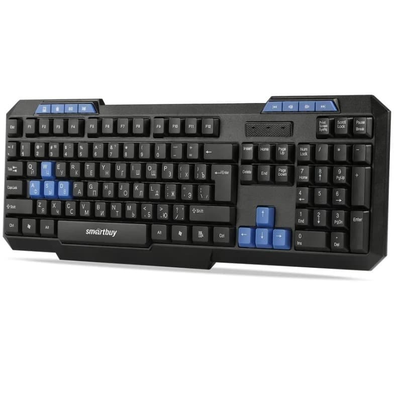 Клавиатура проводная Smartbuy ONE 221 USB мультимедийная черная SBK-221U-K