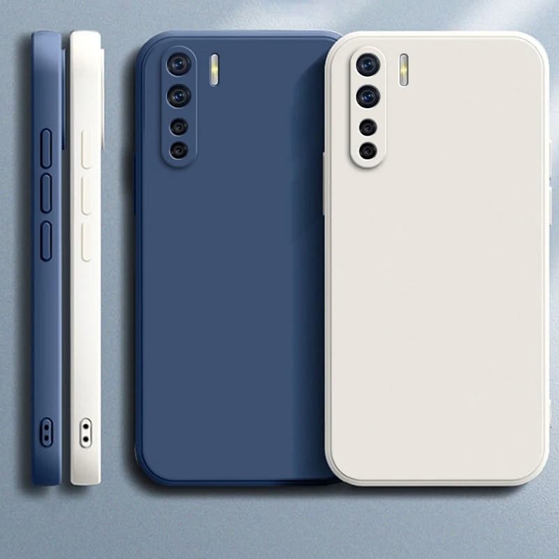 фото Чехол накладка для Samsung A12/A125/M12/M125 soft силикон с защитой камеры бирюзовая