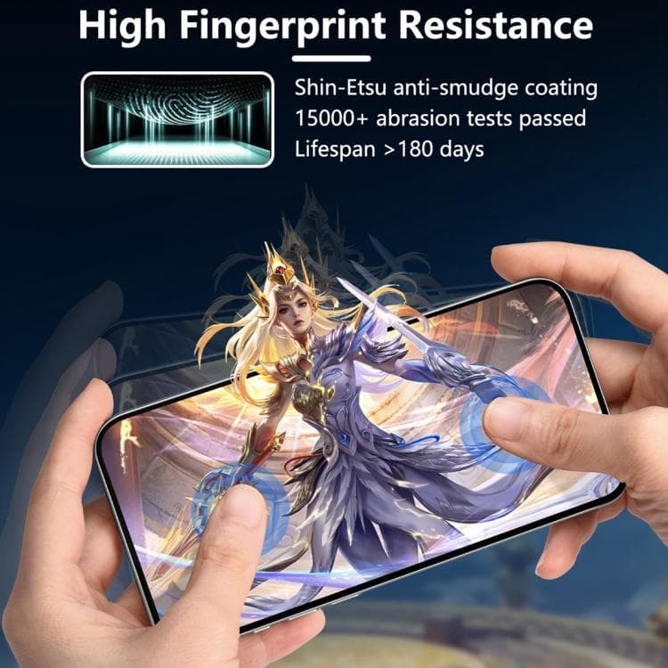 фото Защитное стекло для iphone 17 Pro 6.3 Joyroom JR-MQS0606 2.5D пылезащитное черное