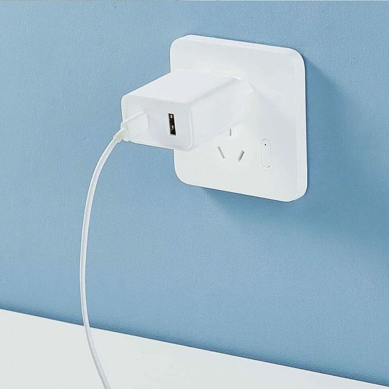 фото Сетевое зарядное устройство Адаптер Блок питания XIAOMI Mi 33W Wall Charger Type-A+Type-C белое AD332EU RU