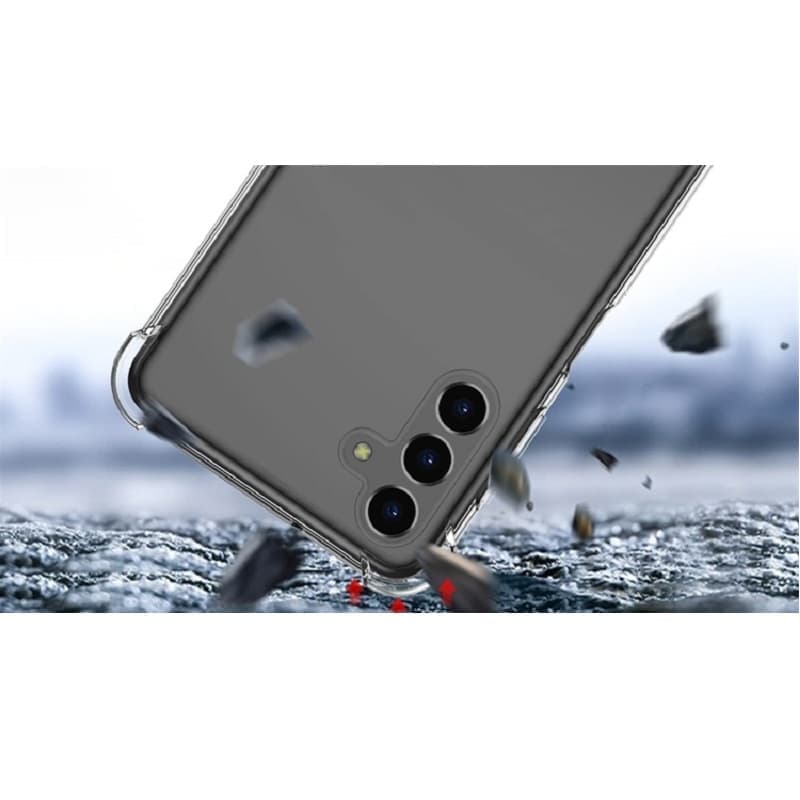 фото Чехол накладка для Xiaomi Redmi Note 13 Pro 5G/Poco X6 5G Red Line iBox Crystal силикон прозрачный с усиленными углами