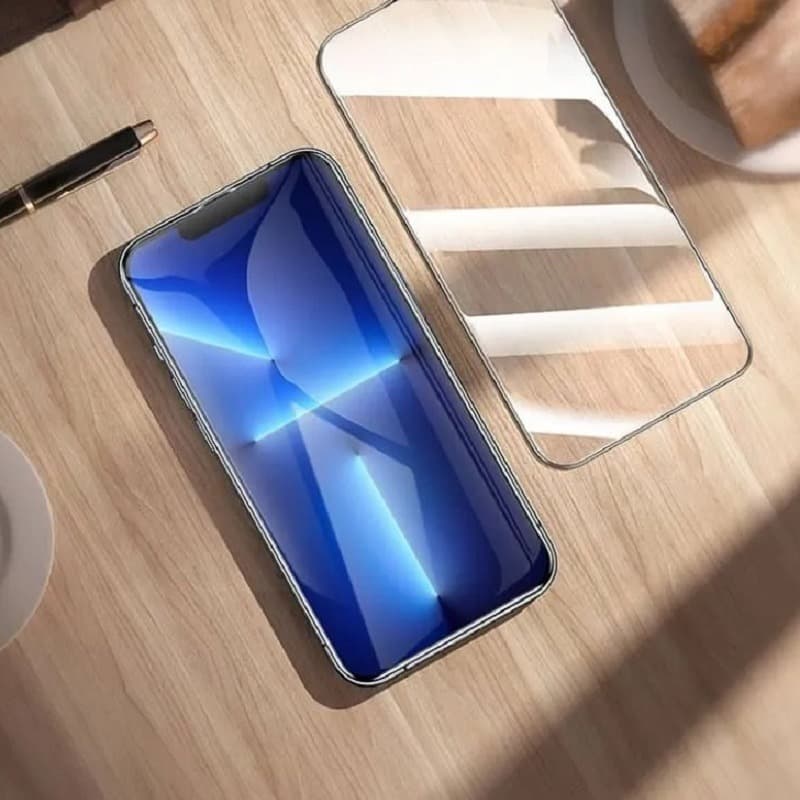 фото Защитное стекло для iphone 15 Pro 6.1 HOCO A34 9D защита динамика черное
