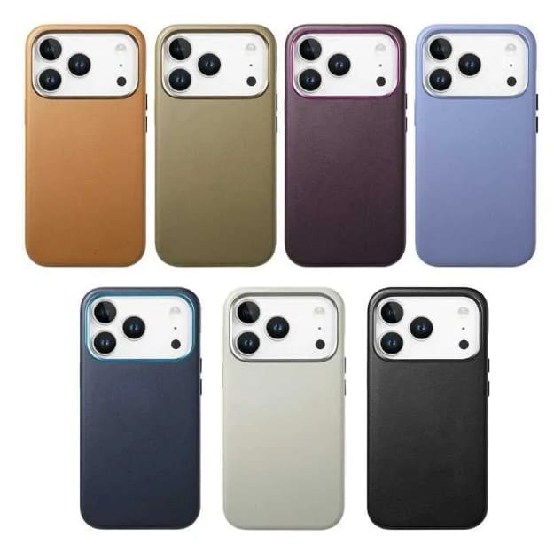 фото Чехол накладка для iphone 17 Pro Max (6.9) soft силикон с магнитом коричневая