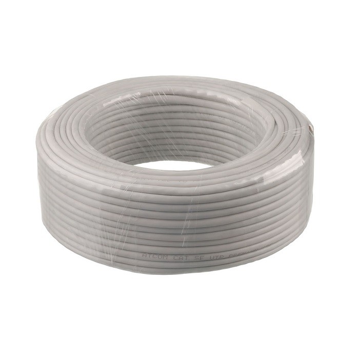 Витая пара UTP Atcom AT5800 cat 5E (CU, 0.5 mm, 100 m) медь