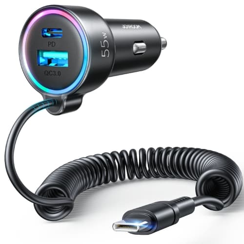 фото Автомобильное зарядное устройство Type-C USB Joyroom JR-CL07 90W PD+QC3.0 черный