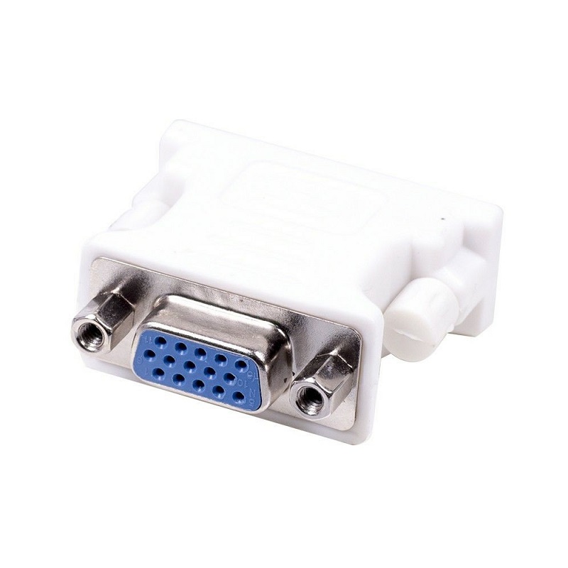 Адаптер переходник с DVI на VGA Ritmix RCC-070 белый Адаптер переходник с DVI на VGA Ritmix RCC-070 белый