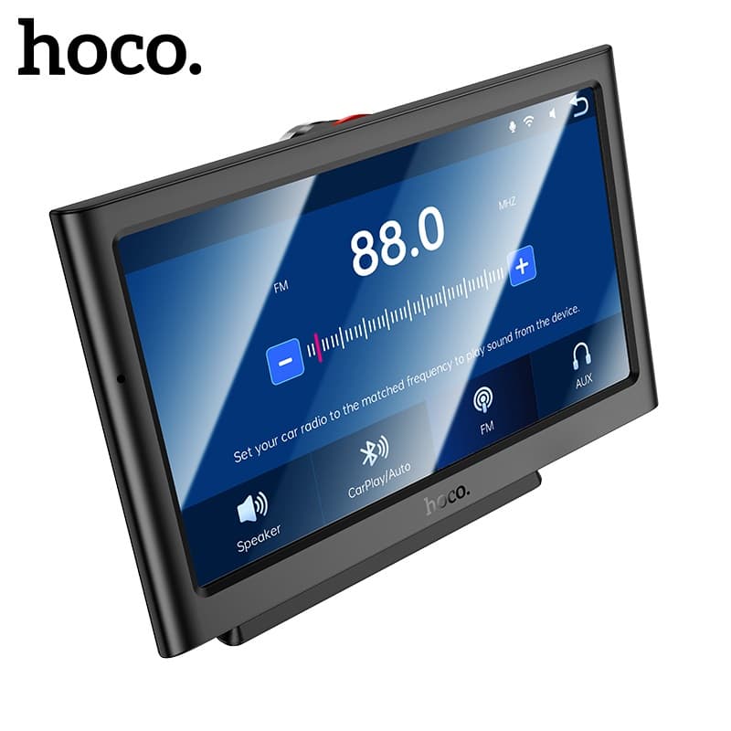 Изображение Автомобильный портативный беспроводной сенсорный монитор экран HOCO HU2 7d черный сайта akstel.ru фото Автомобильный портативный беспроводной сенсорный монитор экран HOCO HU2 7d черный