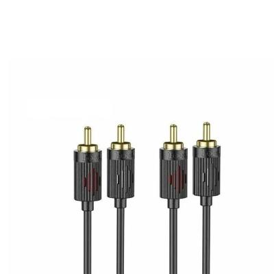Аудио-кабель HOCO UPA29 2RCA - 2RCA 1.5м черный