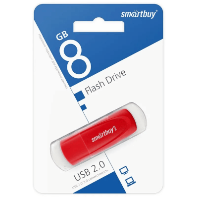 Флеш-накопитель Smartbuy Scout красный 8Gb